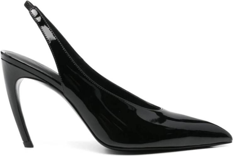 The Attico Zwarte Ballerina's Elegant Veelzijdig Chic Design