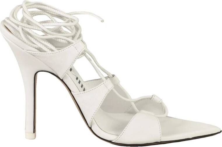 The Attico Witte Sandalen voor Vrouwen White Dames