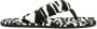 The Attico Zebra Print Platte Teenslippers - Thumbnail 1