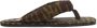 The Attico Zebra Print Platte Teenslippers - Thumbnail 1