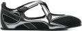 The Attico Low-Top Sneakers Nomad Sneakers Black Silver in zwart - Zwart