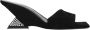The Attico Zwarte Leren Plateausandalen - Thumbnail 1