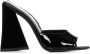 The Attico Zwarte Leren Sandalen met Piramidehak Black Dames - Thumbnail 1