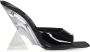 The Attico Zwarte Patentleren Kristal Wig Sandalen Black Dames - Thumbnail 2