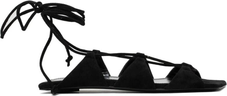 The Attico Zwarte Renee Sandalen