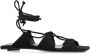 The Attico Sandalen "Cross Sandals" – Black in zwart - Thumbnail 5