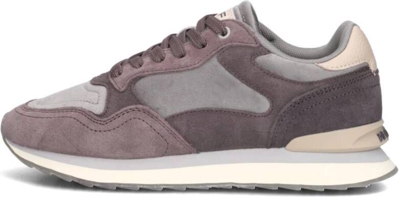 The Hoff Brand Paarse Suède Sneakers voor Herfst Winter