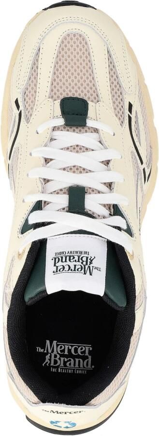 MERCER AMSTERDAM Lage Sneakers The Re-run Classic Maat: 39 Materiaal: Leatherlook Kleur: Beige