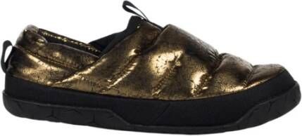 The North Face Metallic Nuptse Mule Slip On Yellow Heren