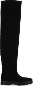 The Row Black Leather Billie Boots Zwart Dames