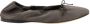 The Row Satin ballerina's met strik en elastische hiel Gray Dames - Thumbnail 5