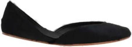 The Row Zwarte Ballerina Platte Schoenen Black Dames