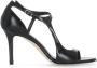 The Seller Zwarte leren sandalen met enkelbandje - Thumbnail 1