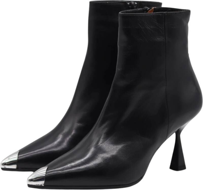 Thea Mika Heeled Boots Black Dames