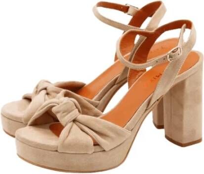 Thea Mika High Heel Sandals Beige Dames