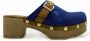 Thies Low-Top Sneakers 1856 Rec Denim Comfy Clog vegan denim blue in blauw - Thumbnail 1