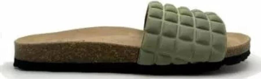 Thies 1856 Eco Pool Pop Sandalen in olijf