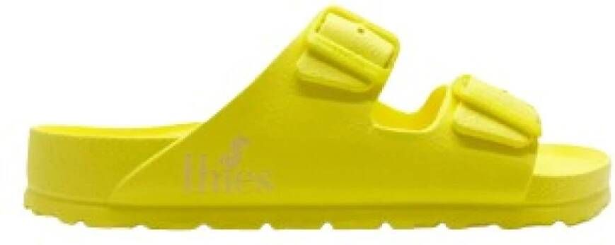 Thies 1856 Gele Ecofoam Sandalen voor Vrouwen