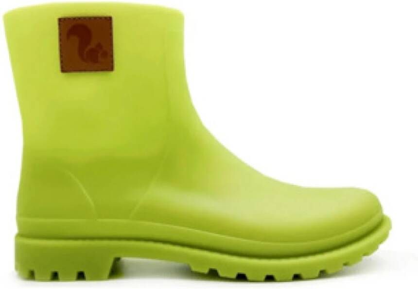 Thies 1856 Groene vegan regenlaarzen voor dames