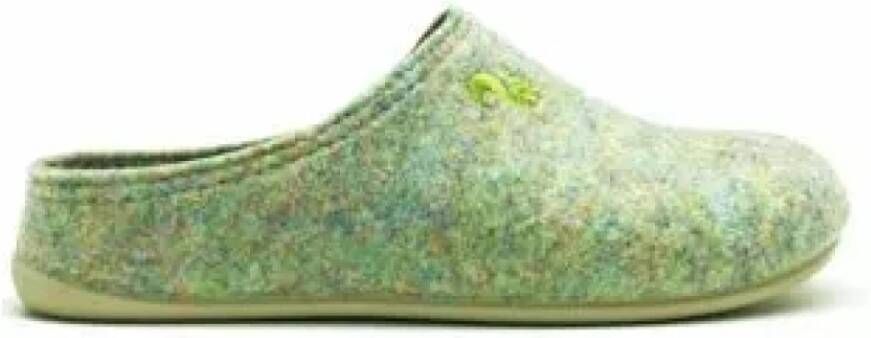 Thies Sneakers 1856 Recycled PET Slipper vegan multi (W M in groen