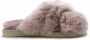 Thies 1856 Schapenvacht Cross Sandalen voor Dames - Thumbnail 1