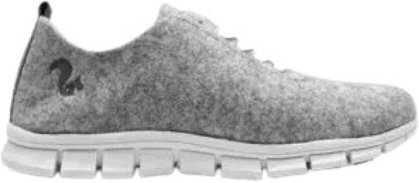 Thies Low-Top Sneakers PET Sneaker stone grey vegan aus recycel in grijs
