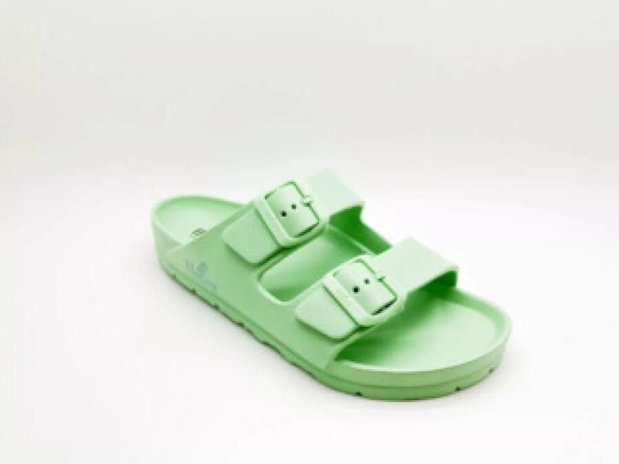 Thies 1856 Groene Ecofoam Sandalen voor Vrouwen