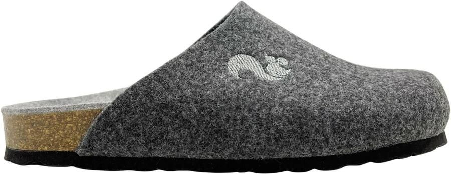 Thies Low-Top Sneakers 1856 Recycled PET Bio Clog vegan anthracit in donkergrijs