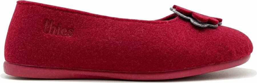 Thies Low-Top Sneakers 1856 Recycled PET Ballerina vegan bordeaux in rood