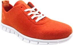 Thies Low-Top Sneakers PET Sneaker neon orange vegan aus recyce in oranje