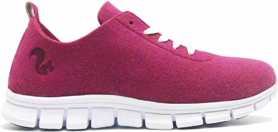 Thies Low-Top Sneakers PET Sneaker fuchsia vegan aus recycelten in roze