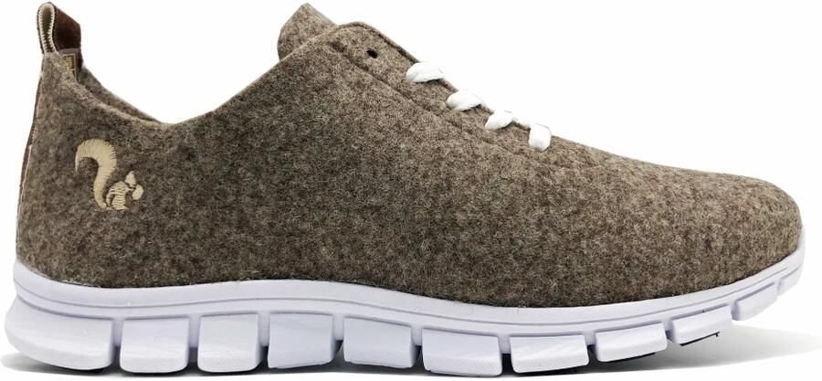 Thies Low-Top Sneakers PET Sneaker beige marron vegan aus recyc in bruin