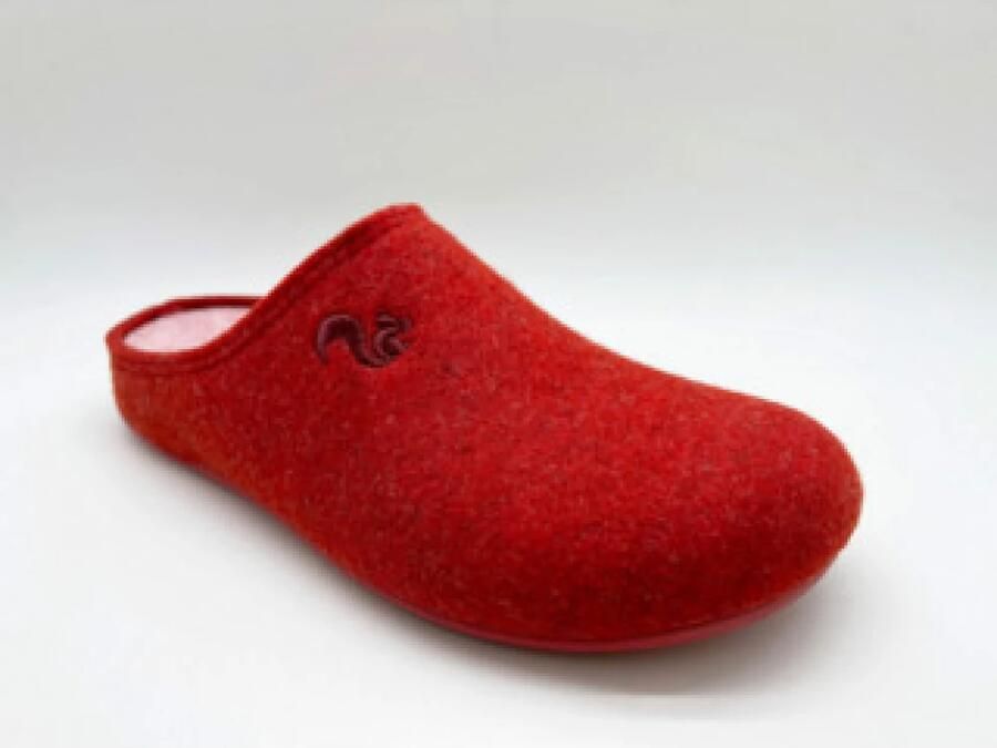 Thies 1856 Rode PET Slipper Sneaker voor Dames