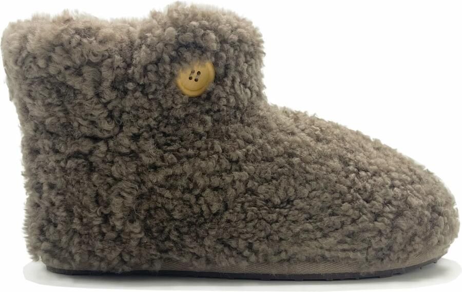 Thies Low-Top Sneakers 1856 Shearling Boot elephant grey (W) in bruin