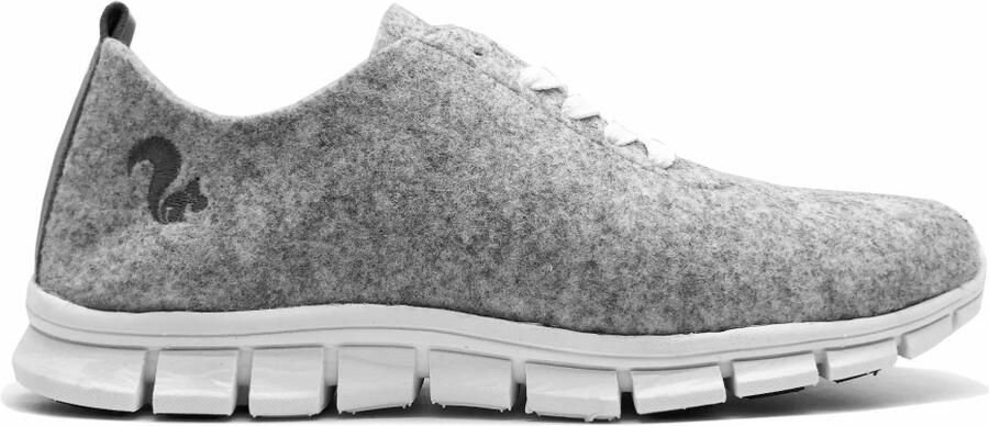 Thies Low-Top Sneakers PET Sneaker stone grey vegan aus recycel in grijs