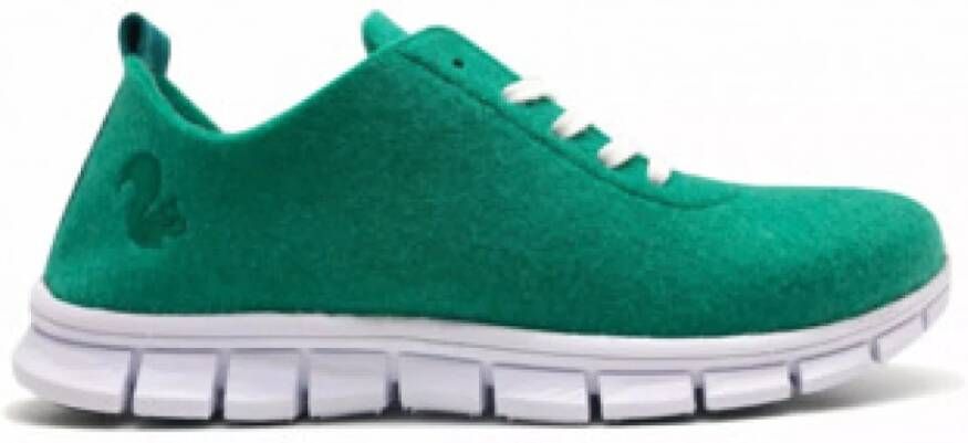 Thies Low-Top Sneakers PET Sneaker tropic vegan aus recycelten in groen