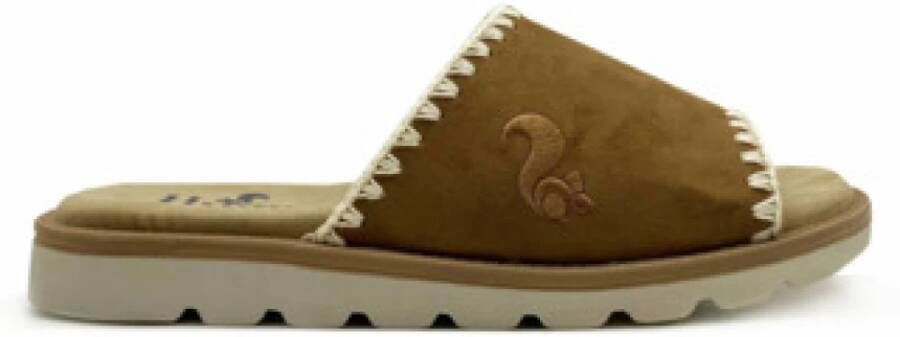 Thies 1856 Vegan Bruine Gerecyclede Sandalen