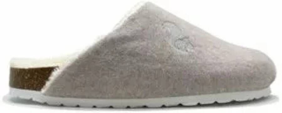 Thies Low-Top Sneakers 1856 Organic Bio Clog vegan beige (W X) in grijs
