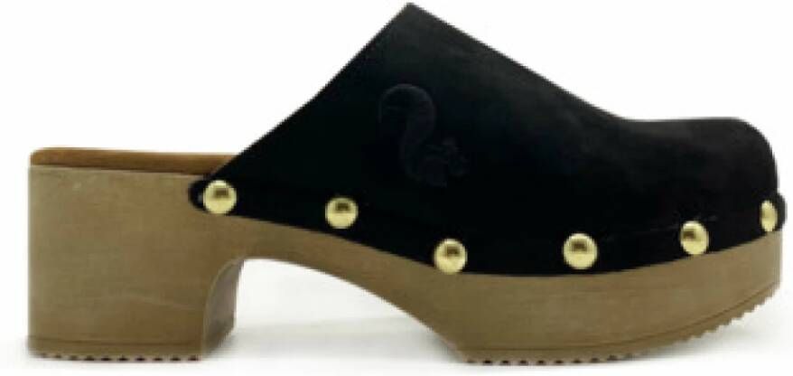 Thies Low-Top Sneakers 1856 Rec Comfy Clog vegan black (W X) in zwart