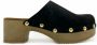 Thies Low-Top Sneakers 1856 Rec Comfy Clog vegan black (W X) in zwart - Thumbnail 1