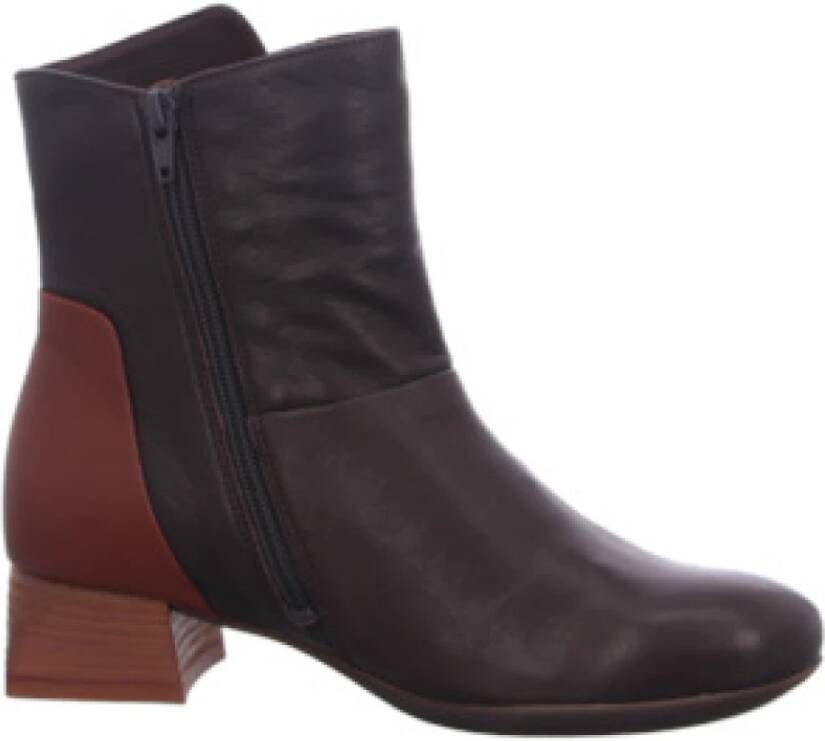 Think! Delicia Espresso Enkellaars Brown Dames