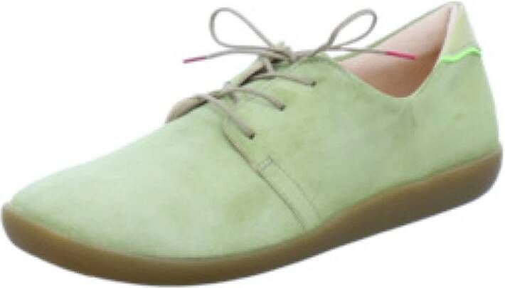 Think! Groene Veterschoen Veloursleer Green Dames