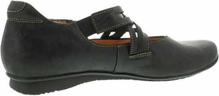 Think! Zwarte leren ballerina's voor dames - Foto 2