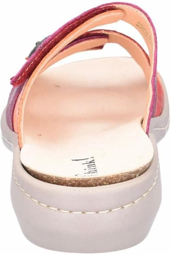 Think ! Slipper Camilla 3-000078-5110 Paars Rood Oranje Fire Combi
