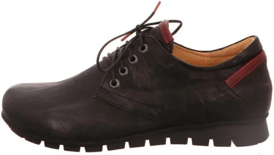 Think! Nubuck Enkellaars met Vetersluiting