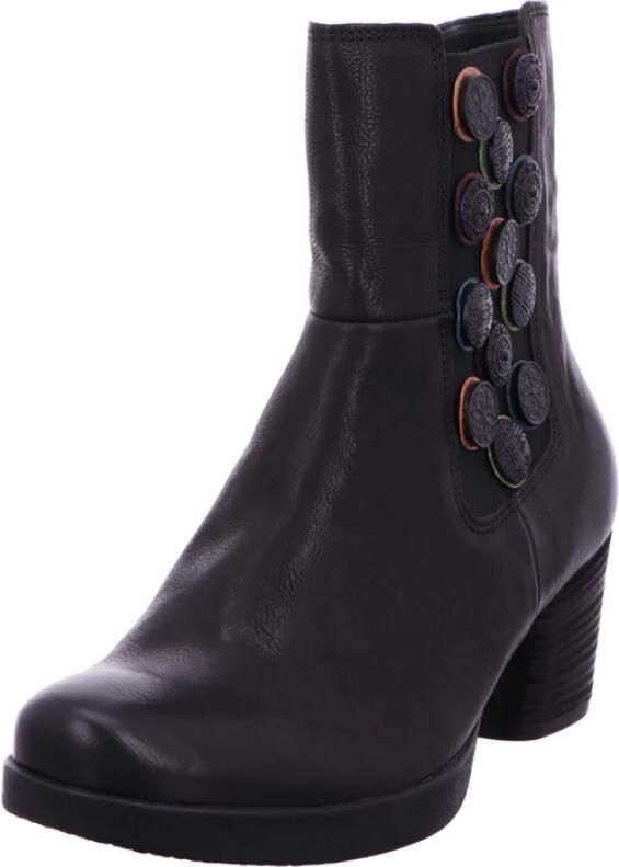 Think! Zwarte Enkellaars Black Dames - Foto 3