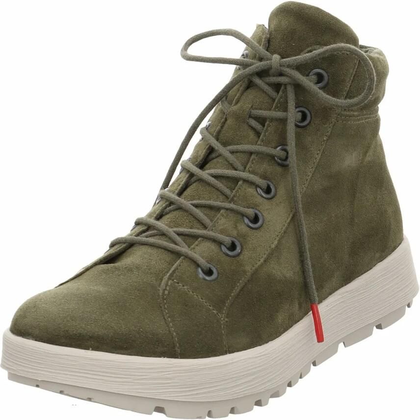 Think unisex veterschoenen olijfgroen - Foto 3