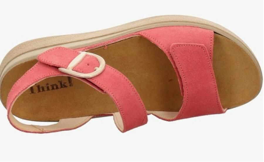 Think! Leren sandaal met twee gespsluitingen - Foto 2