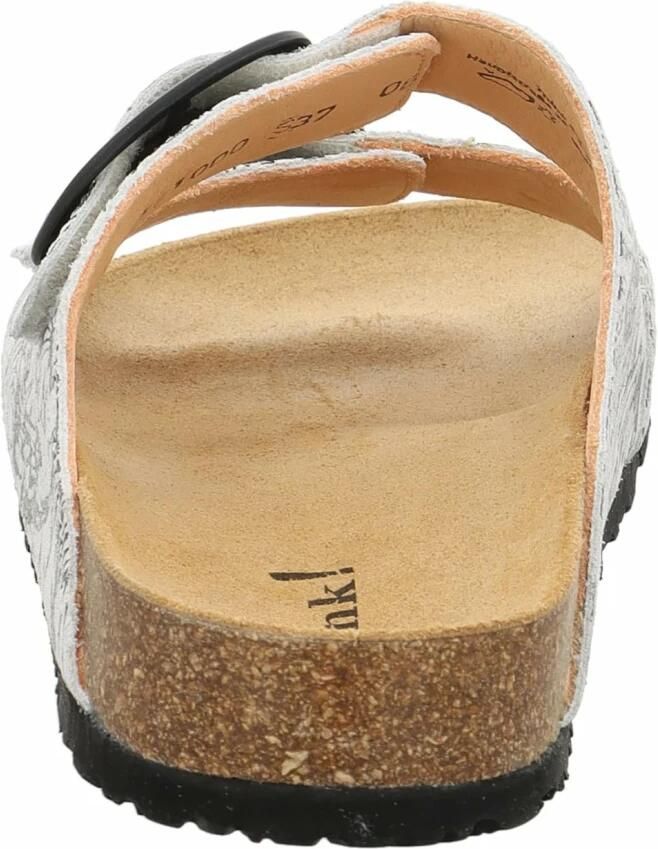 Think 3-0000725-1000 Wit zwart combi slipper - Foto 3
