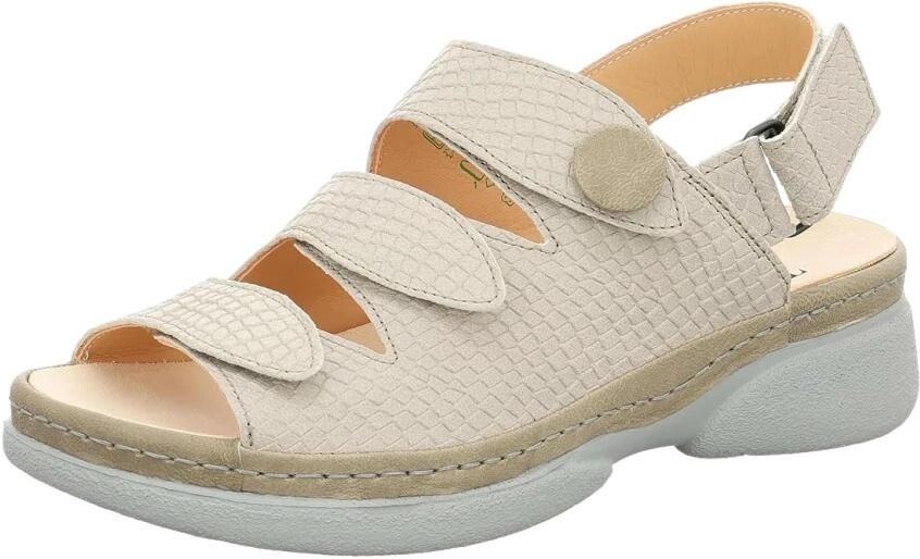 Think! Sandaal met sleehak en drie bandjes